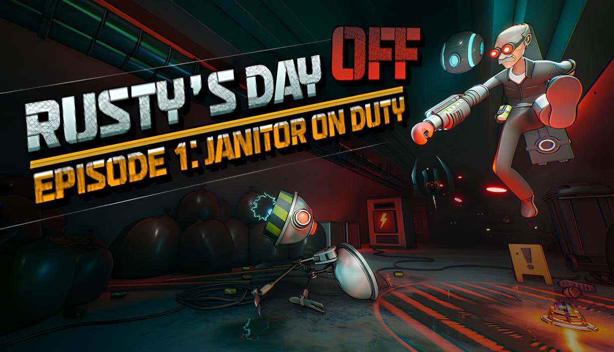 В Steam вышел первый эпизод шутера про уборщика, который борется со злоумышленниками — Rusty's Day Off