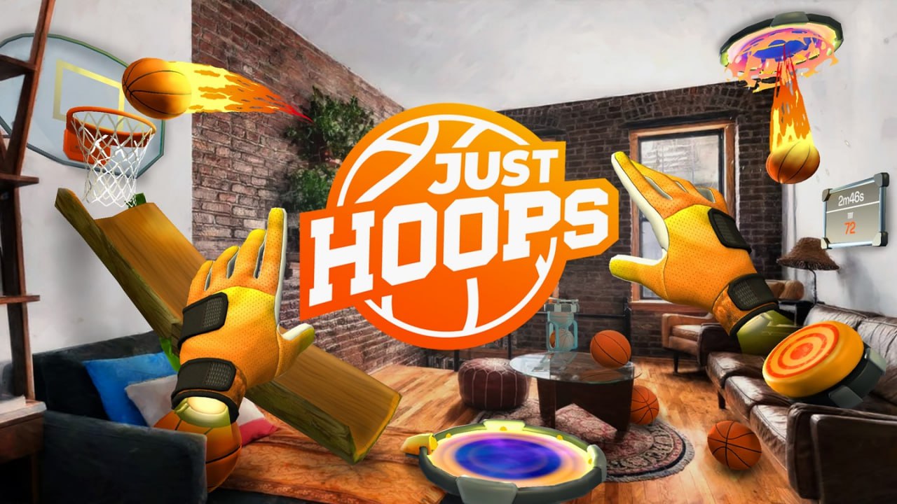 Из раннего доступа в Meta Store вышел симулятор баскетбола JUST HOOPS, поддерживающий смешанную реальность