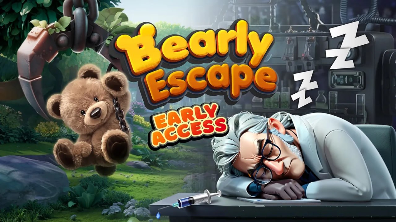 В раннем доступе в Steam и на Meta Quest вышла приключенческая головоломка-платформер Bearly Escape