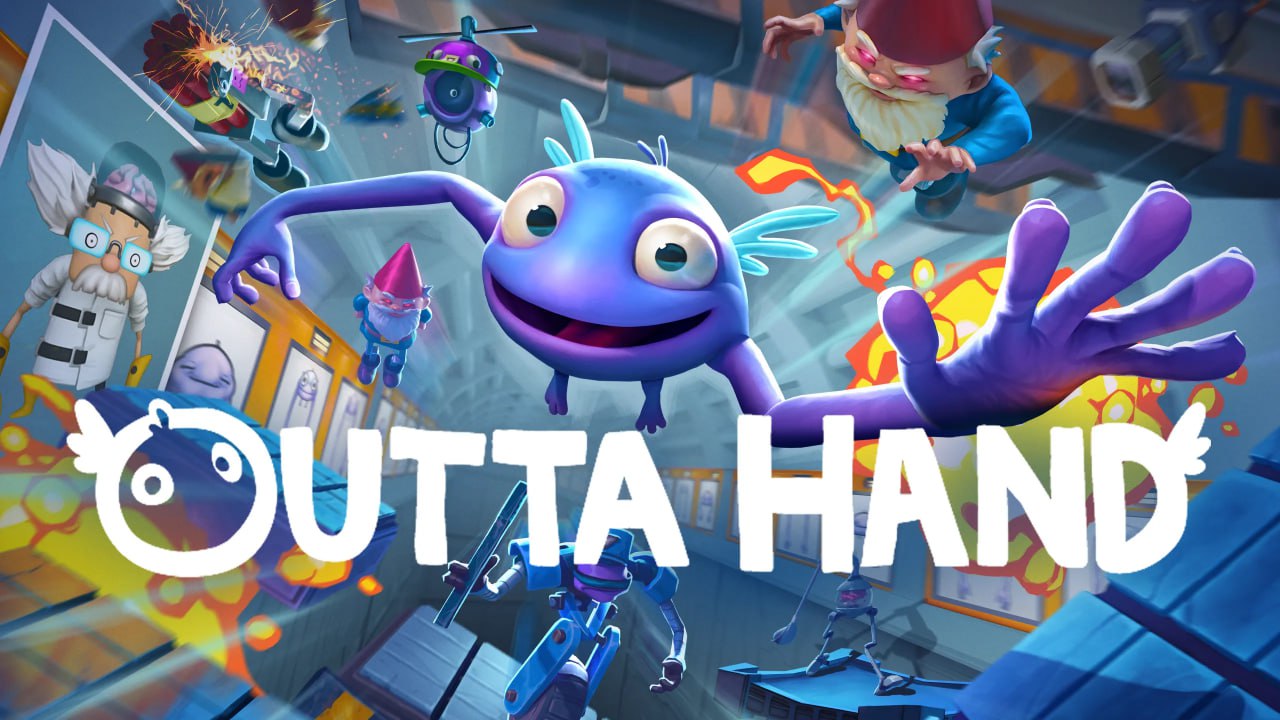 В Steam состоялся релиз Outta Hand — платформера про длинноруких существ