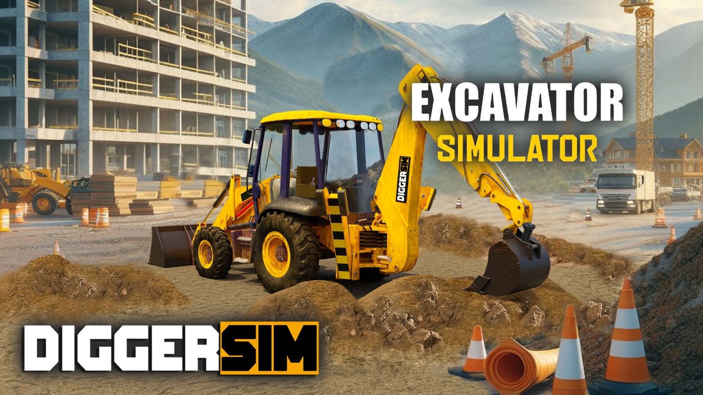DiggerSim Excavator Heavy Equipment Simulator VR