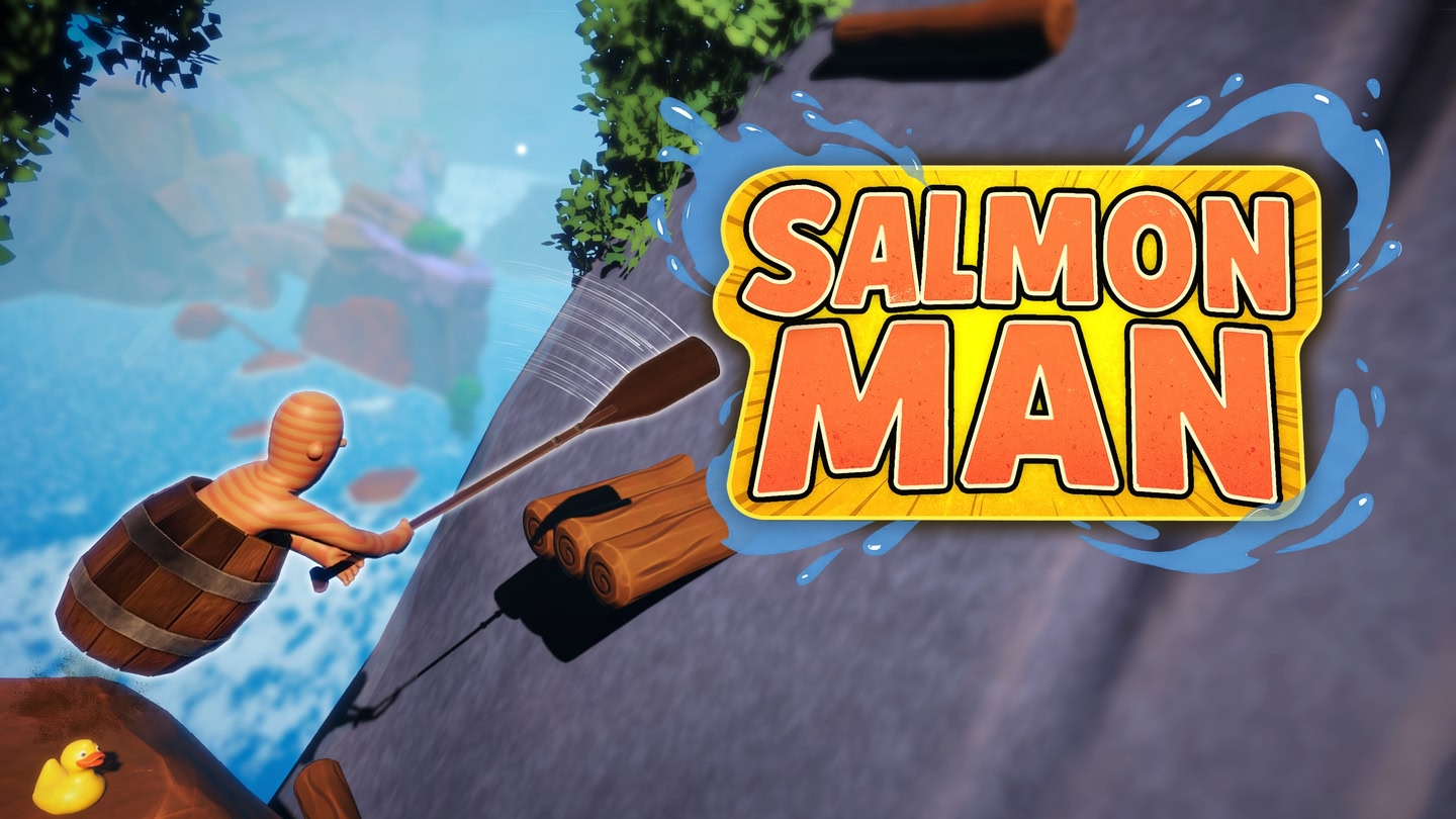 Хардкорный платформер Salmon Man отправляет вас покорять горную вершину с помощью лишь одного весла