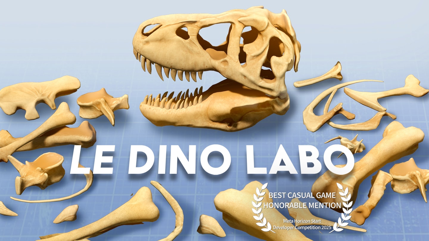 Палеонтология в смешанной реальности: на Meta Quest стала доступна головоломка Le Dino Labo